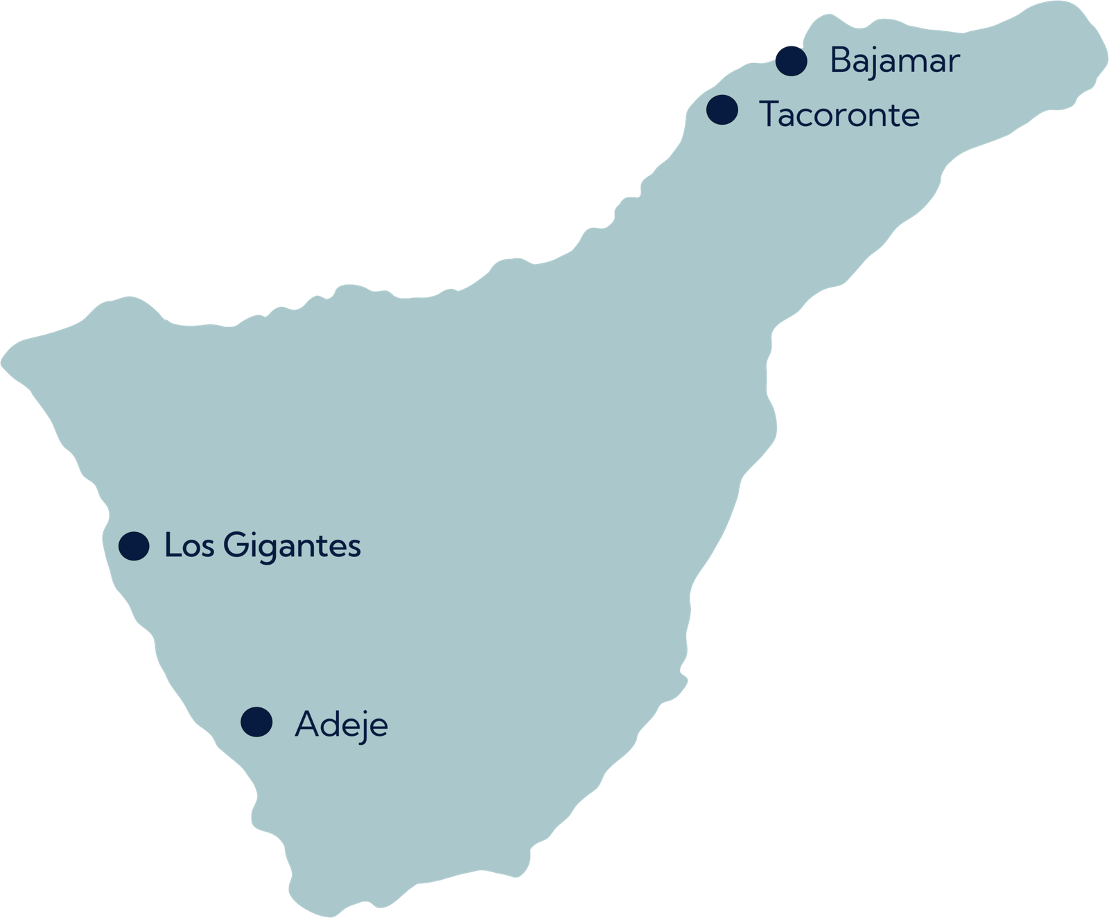 Mapa clínicas Dental Internacional Tenerife